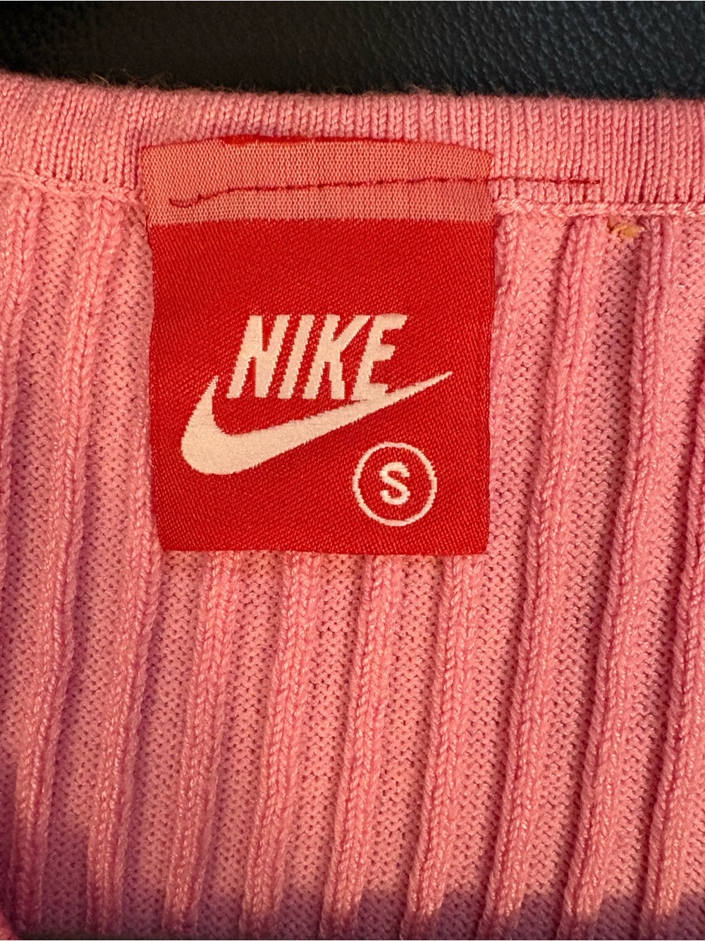Nike Pink Ribbed Two-Piece Set - Picture 6 of 6